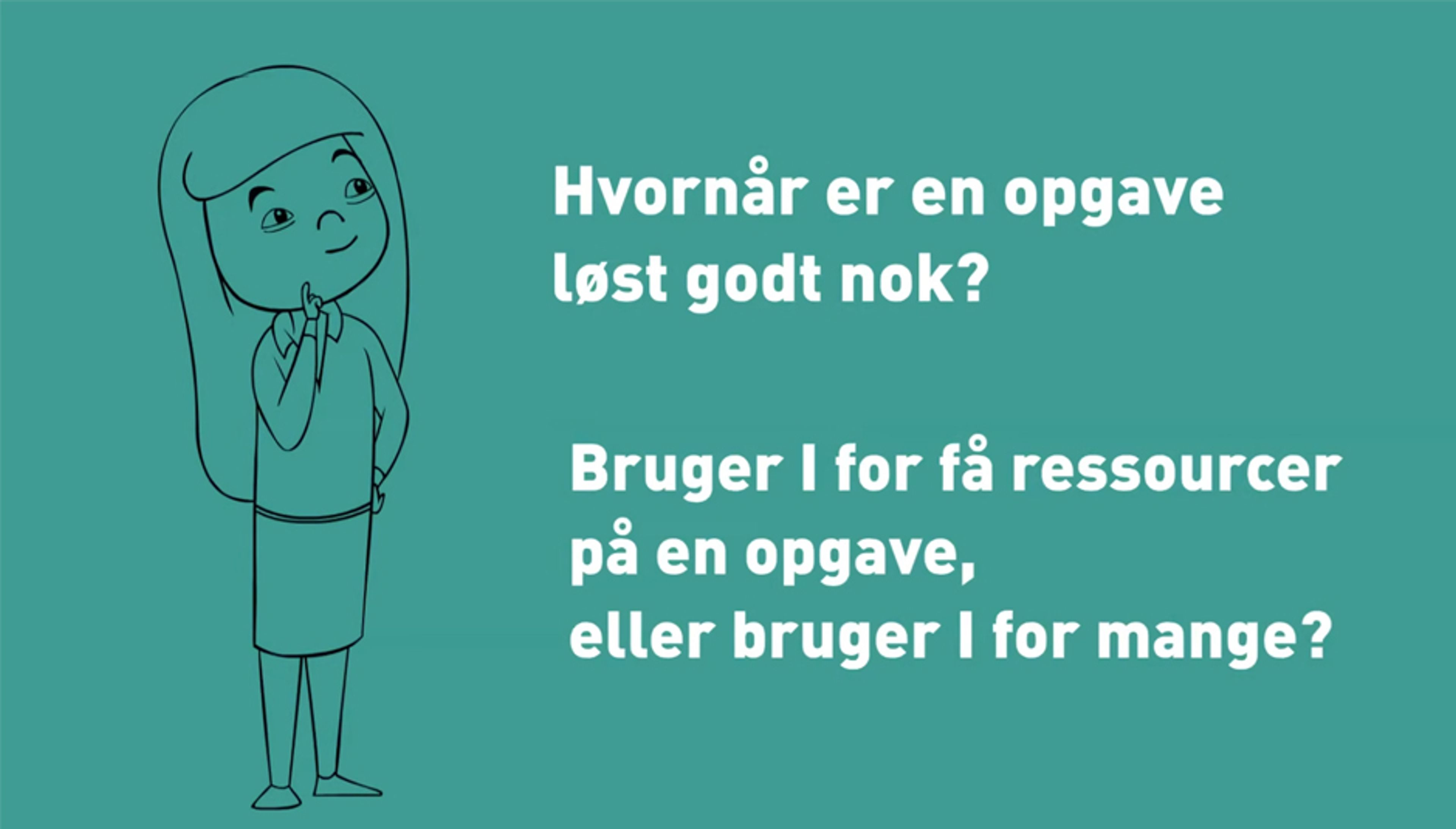 Over eller under standard