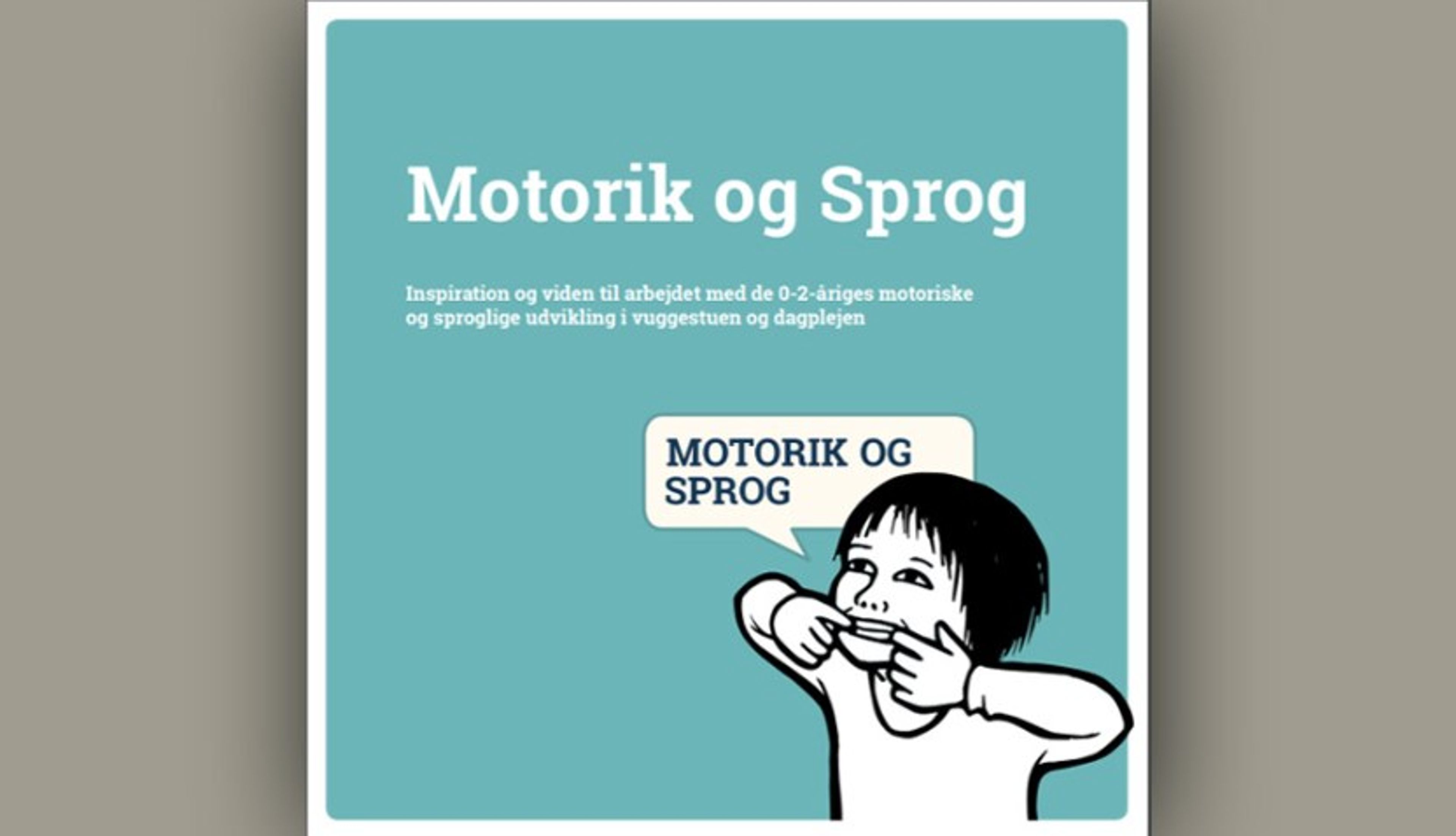 Motorik og sprog  pjece