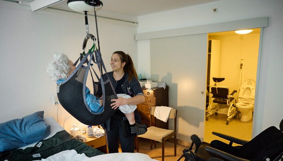 Faglært på plejehjem