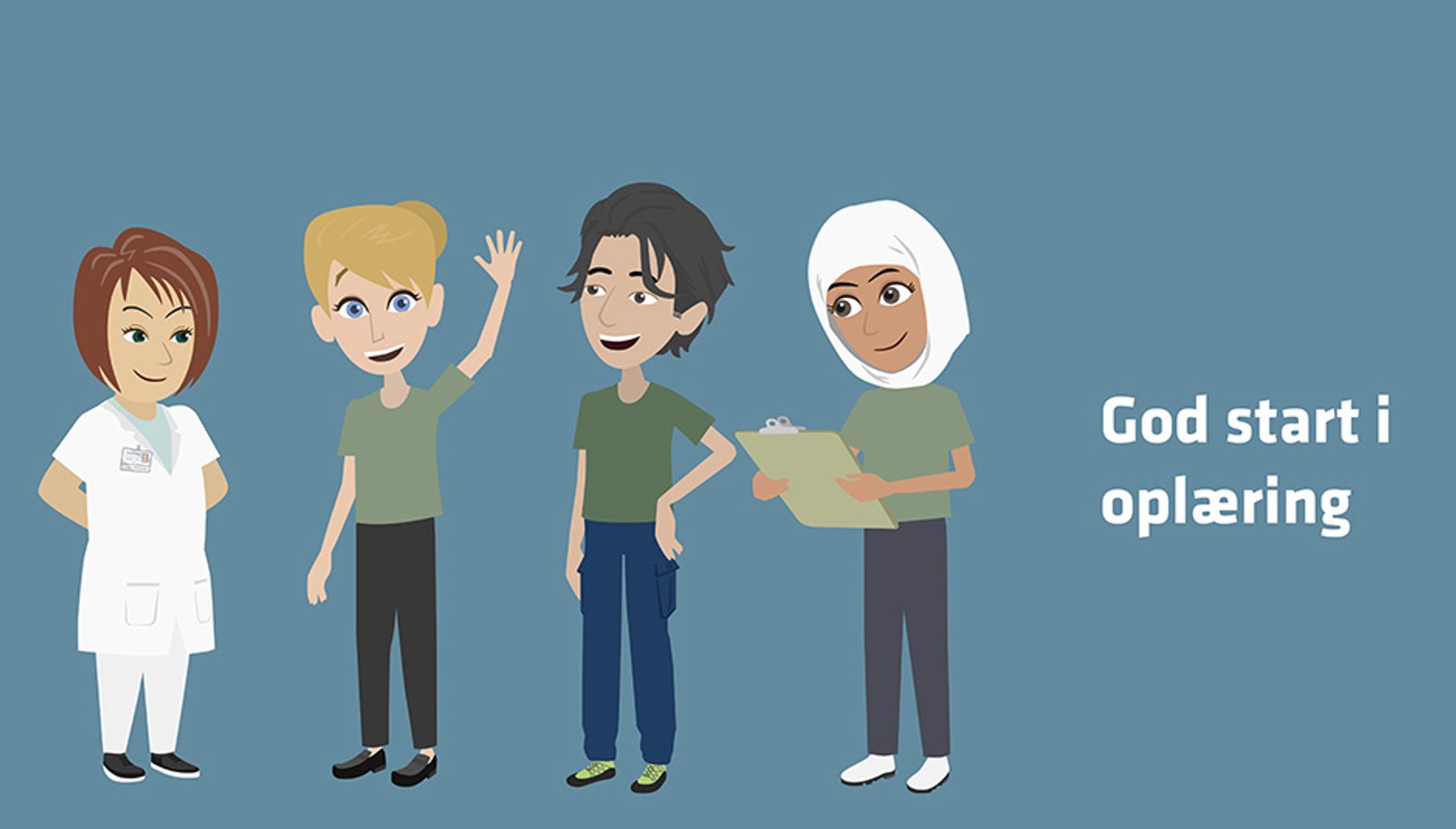God start i oplæring nye forløb illustration
