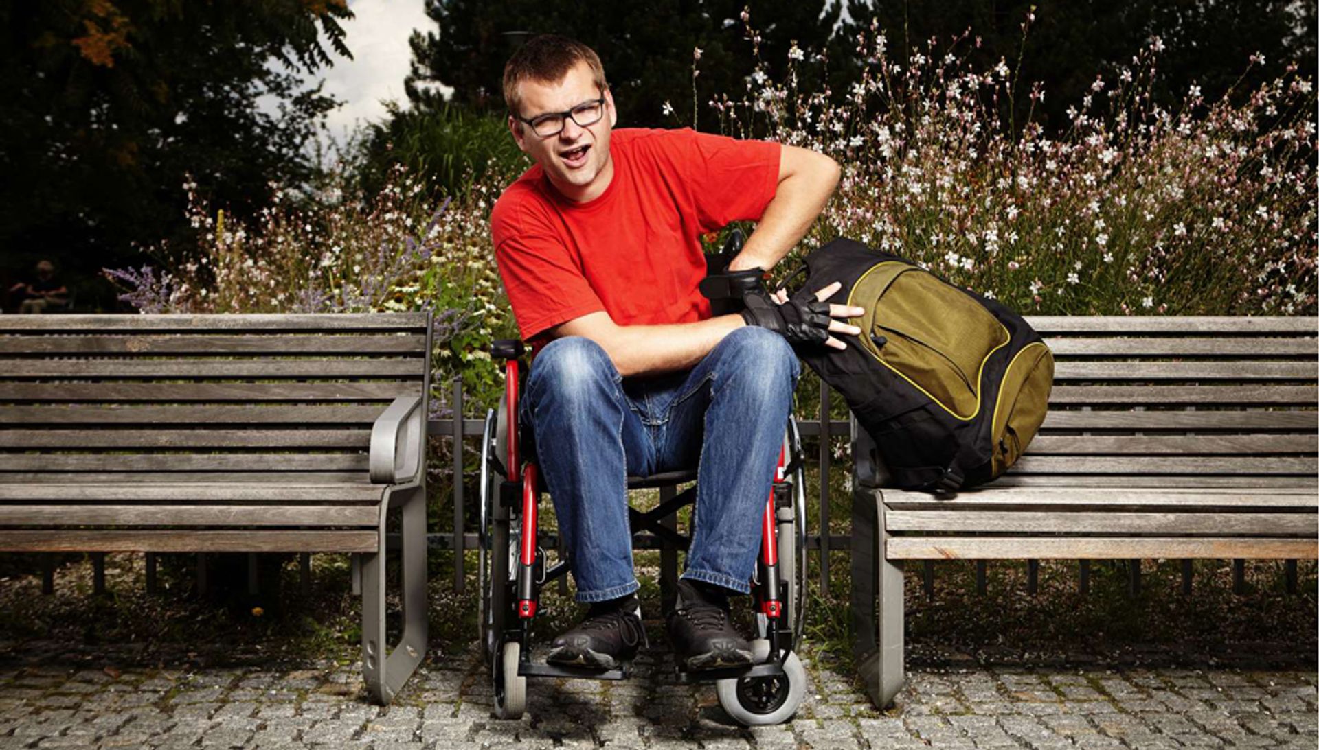 Mand i rullestol