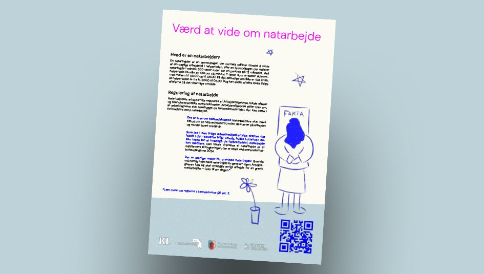 Fakta-ark: Værd at vide om natarbejde