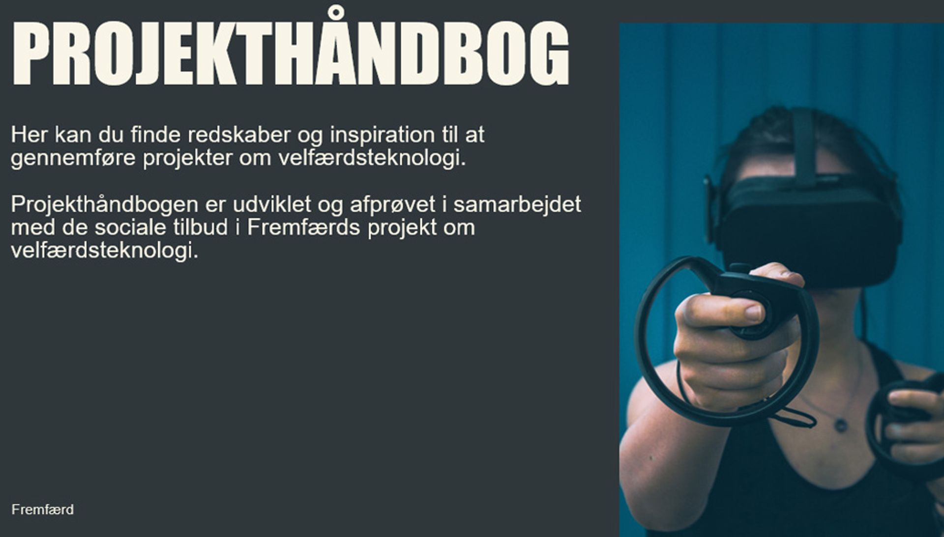 Download projekthåndbog om velfærdsteknologi