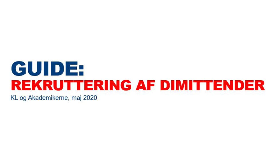 Guide: Rekruttering af dimittender
