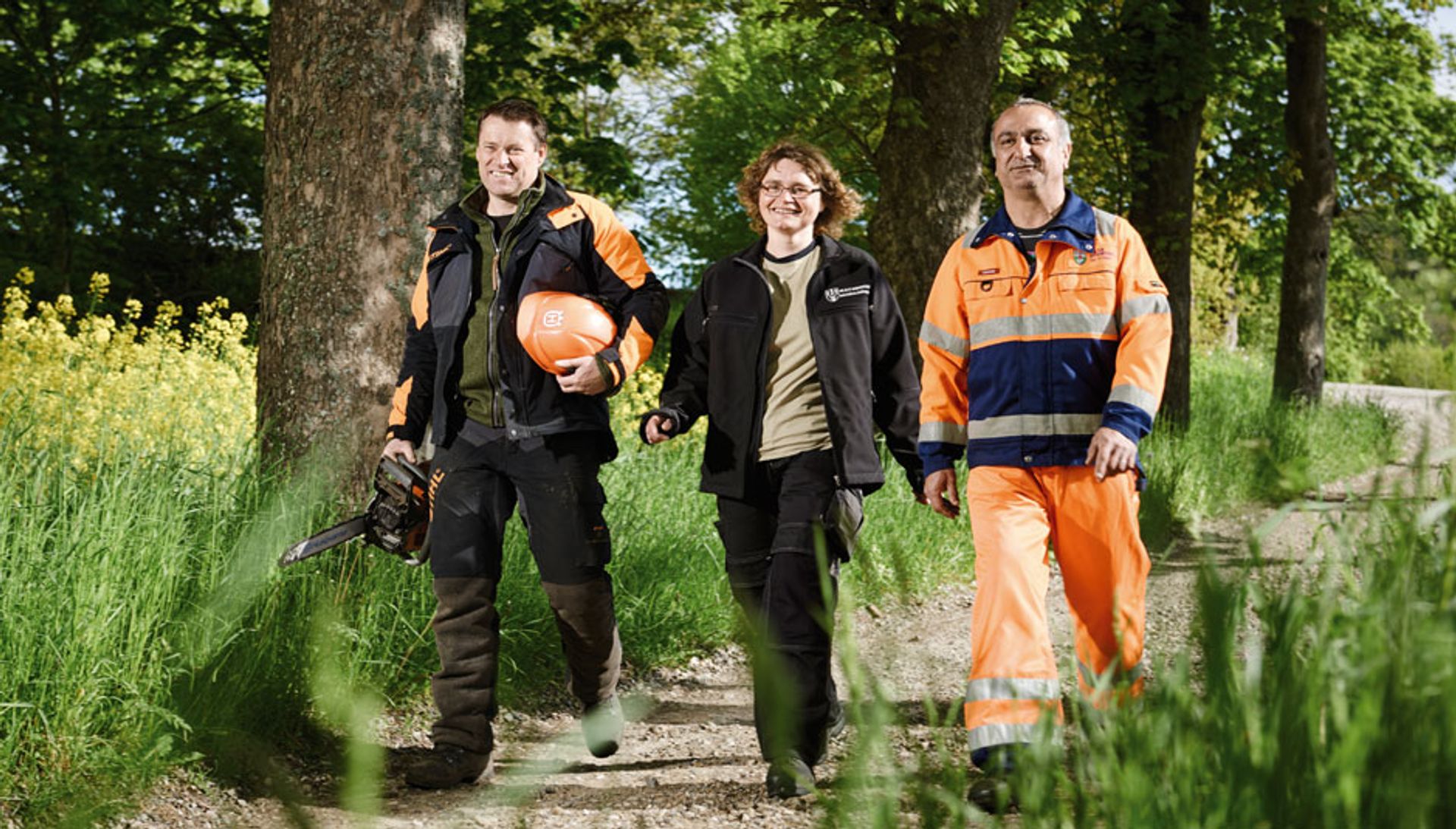 Medarbejdere på Materielgård