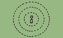 Person-alene-i-tomrum