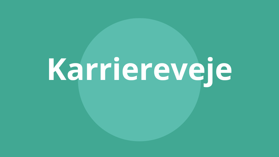 Karriereveje - hvilken retning skal jeg gå?