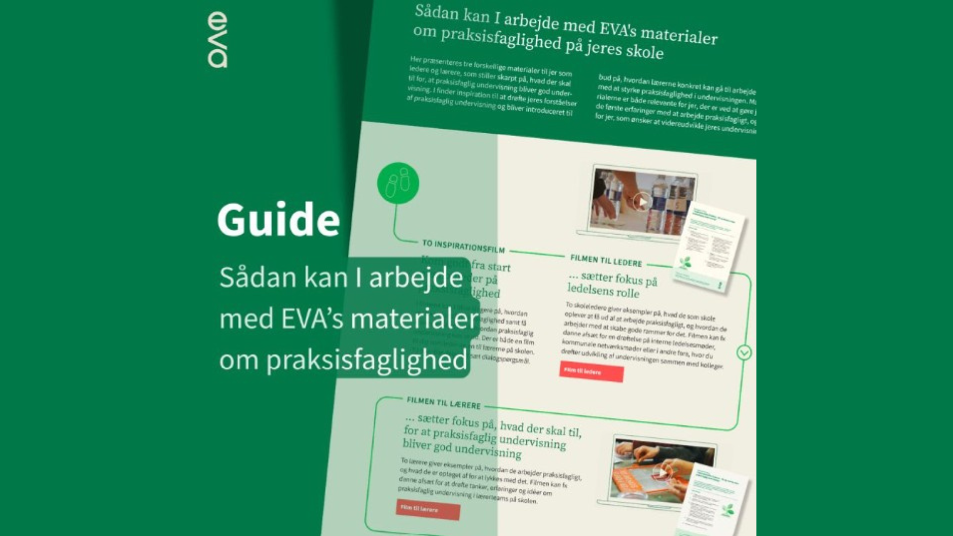 Styrk  arbejdet med praksisfaglig undervisning på jeres skole