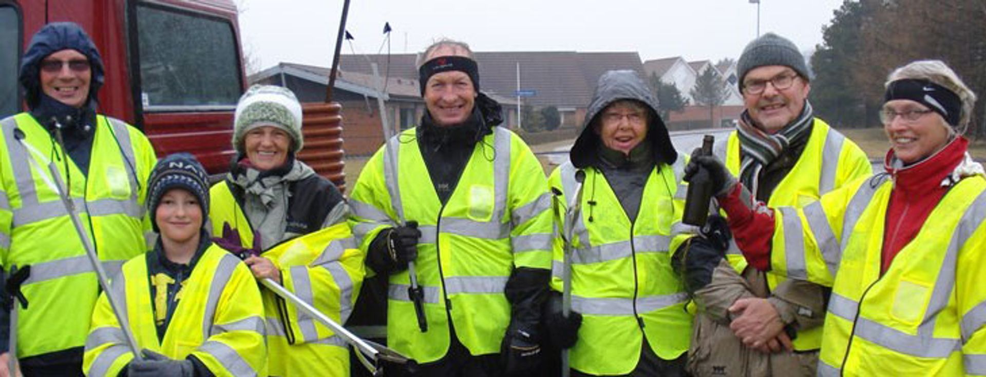 Frivillige i Green Team i Tørring