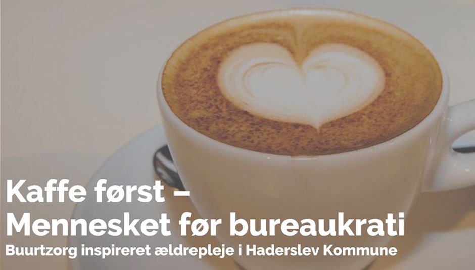 Kaffe først