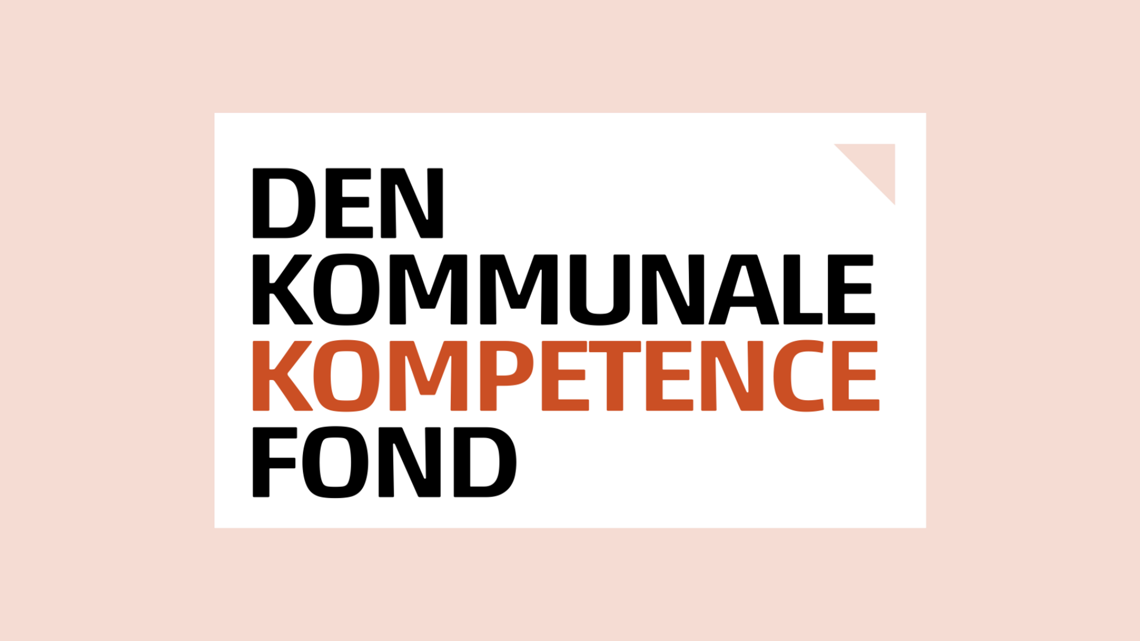 Den Kommunale Kompetencefond