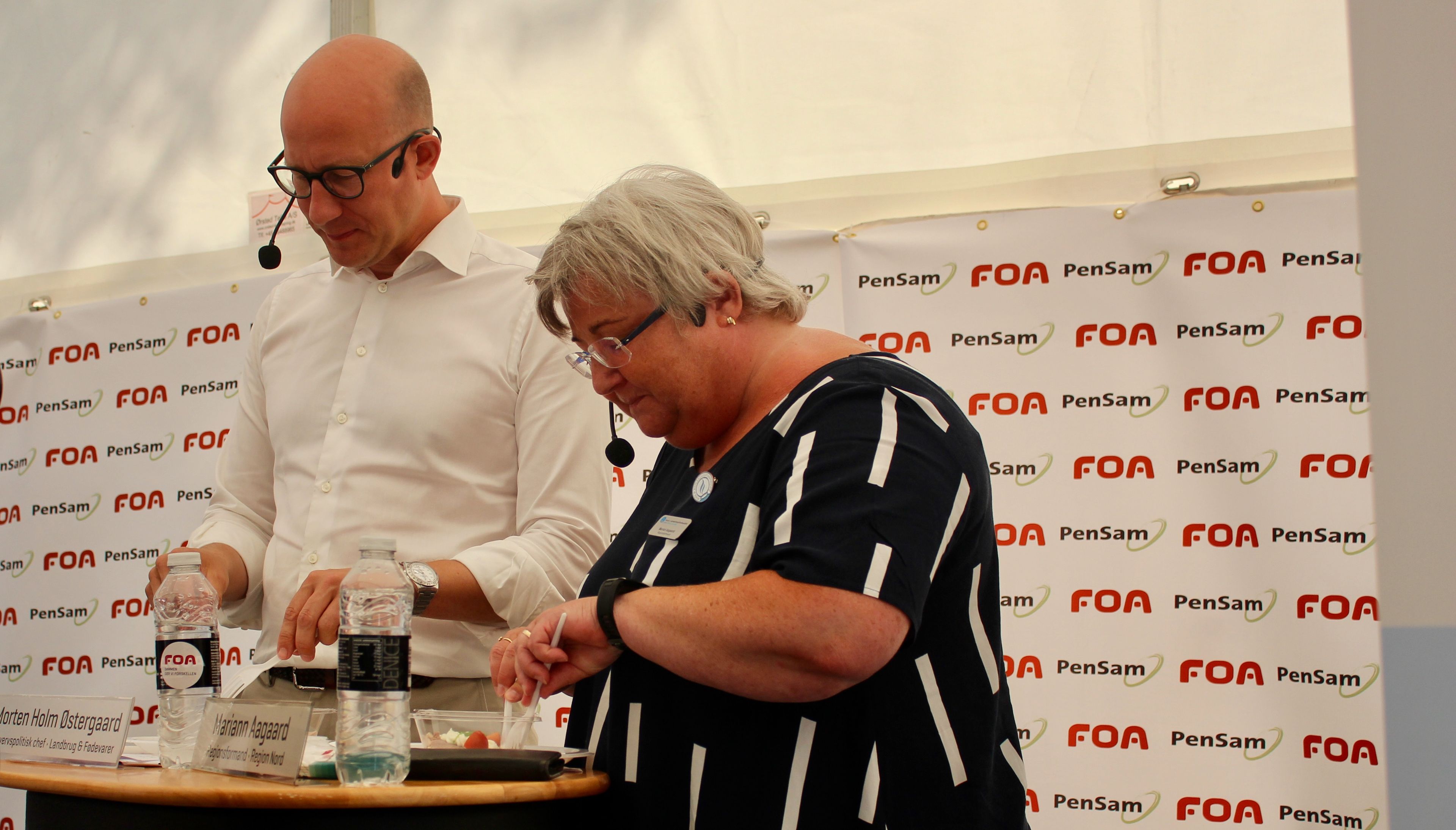 Mariann Aagaard og Morten Holm Østergaard