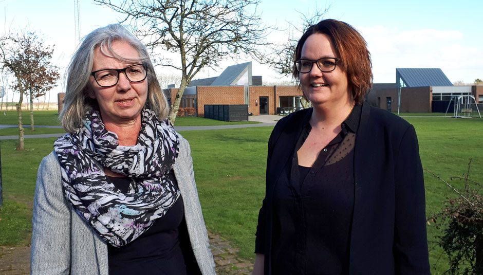 Dorthe Hasse og Tina Bech fra Handicap Løgumgård