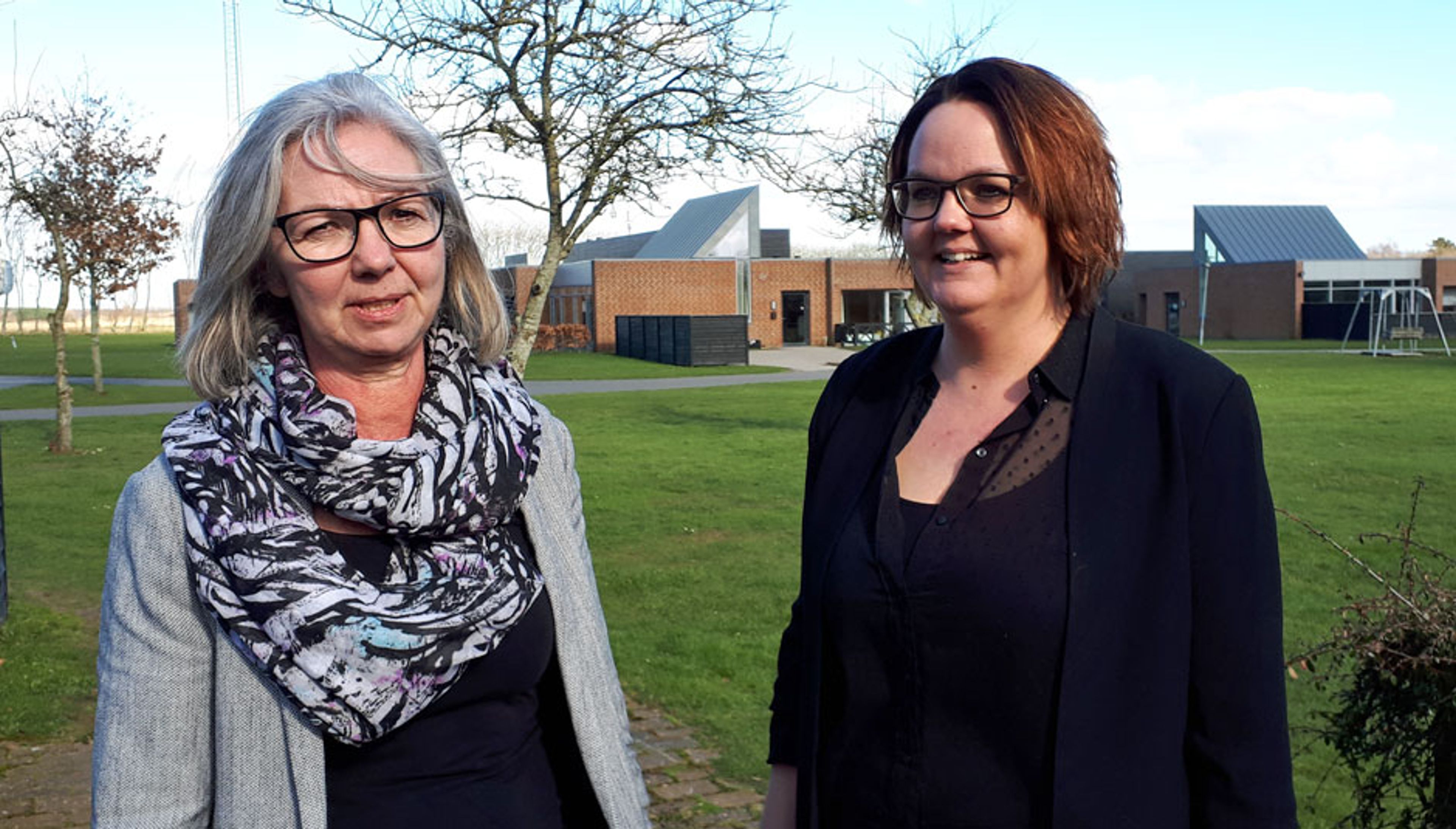 Dorthe Hasse og Tina Bech fra Handicap Løgumgård