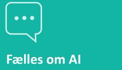 Fælles dialog om AI - hent værktøjer og viden