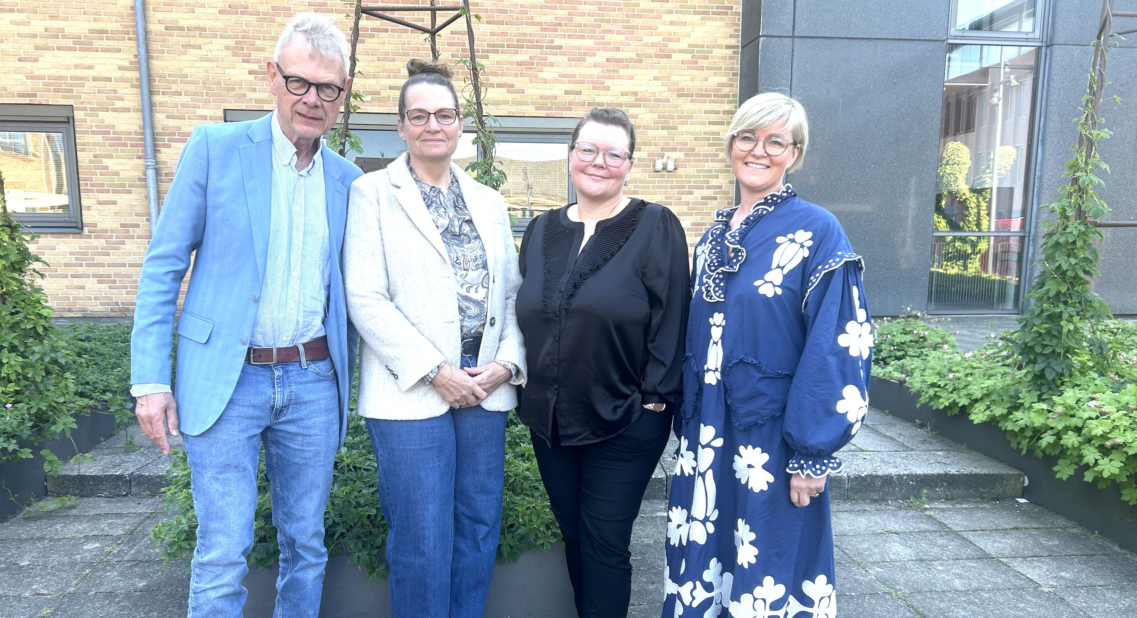 Deltagerne i første afsnit af Fællesskabsbyggerne