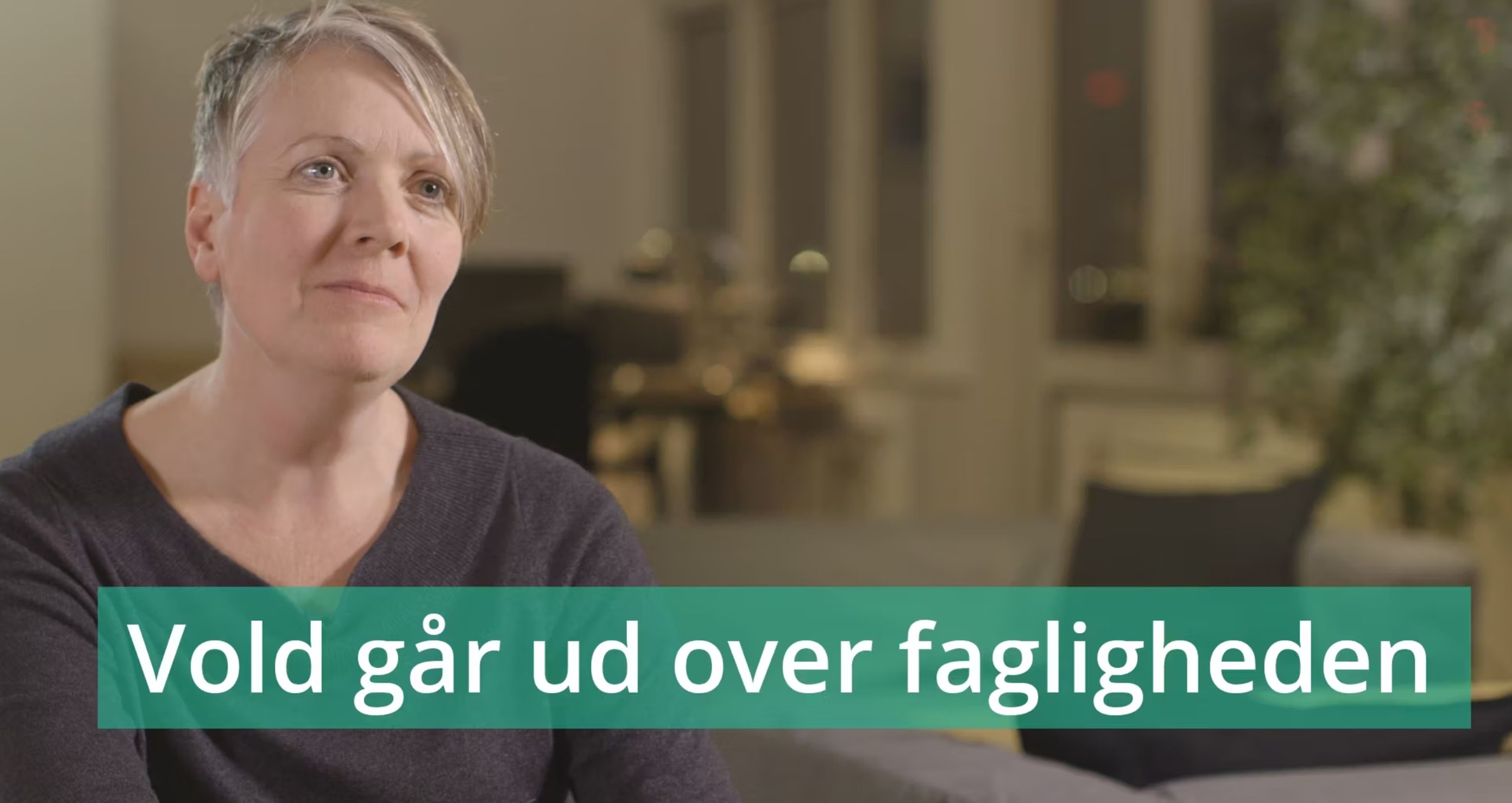 Vold går ud over fagligheden