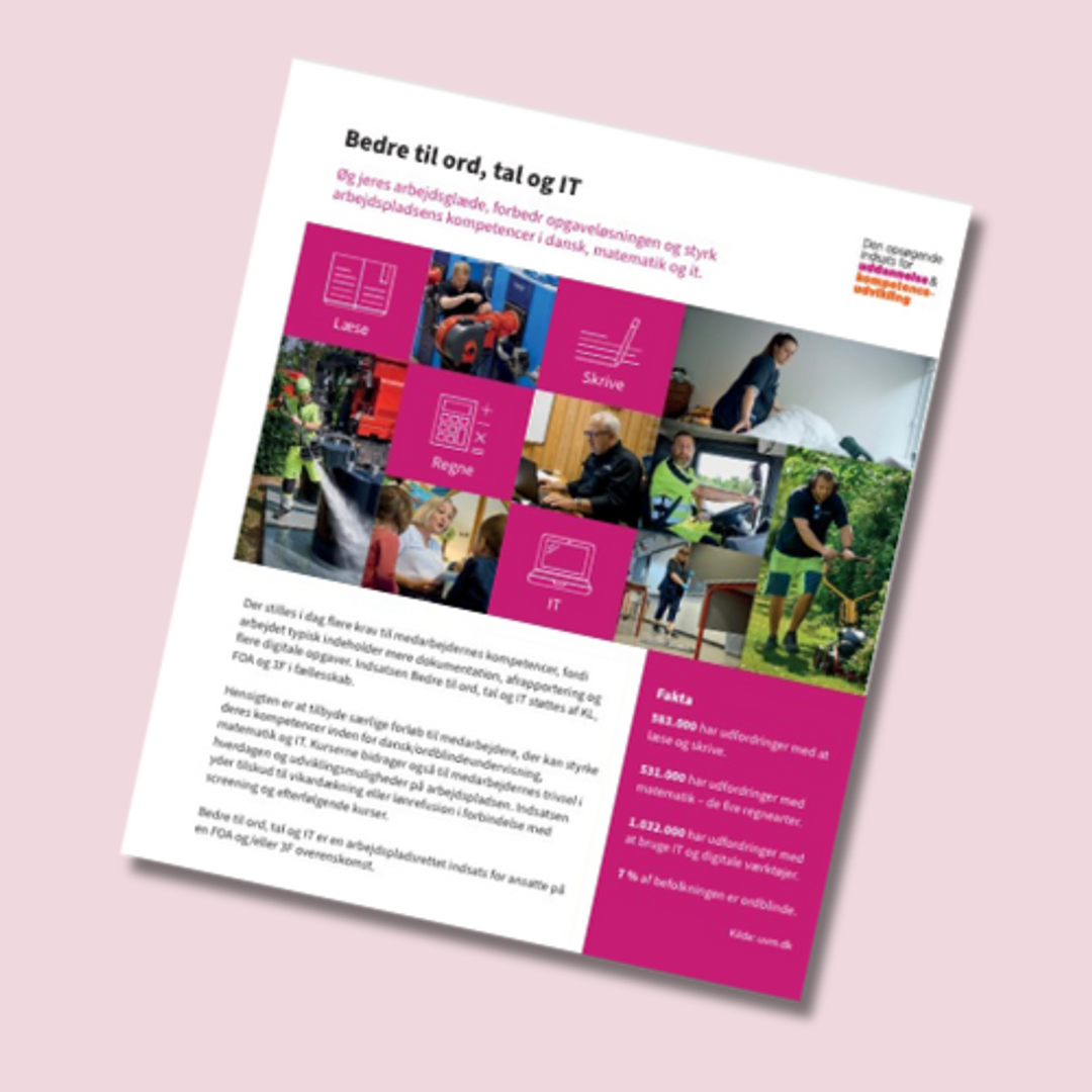 Fakta om Bedre til ord, tal og IT