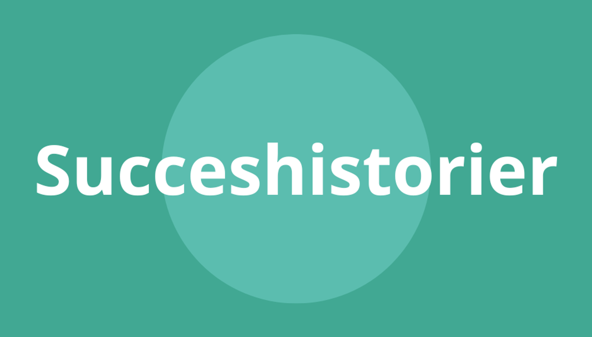 Succeshistorier
