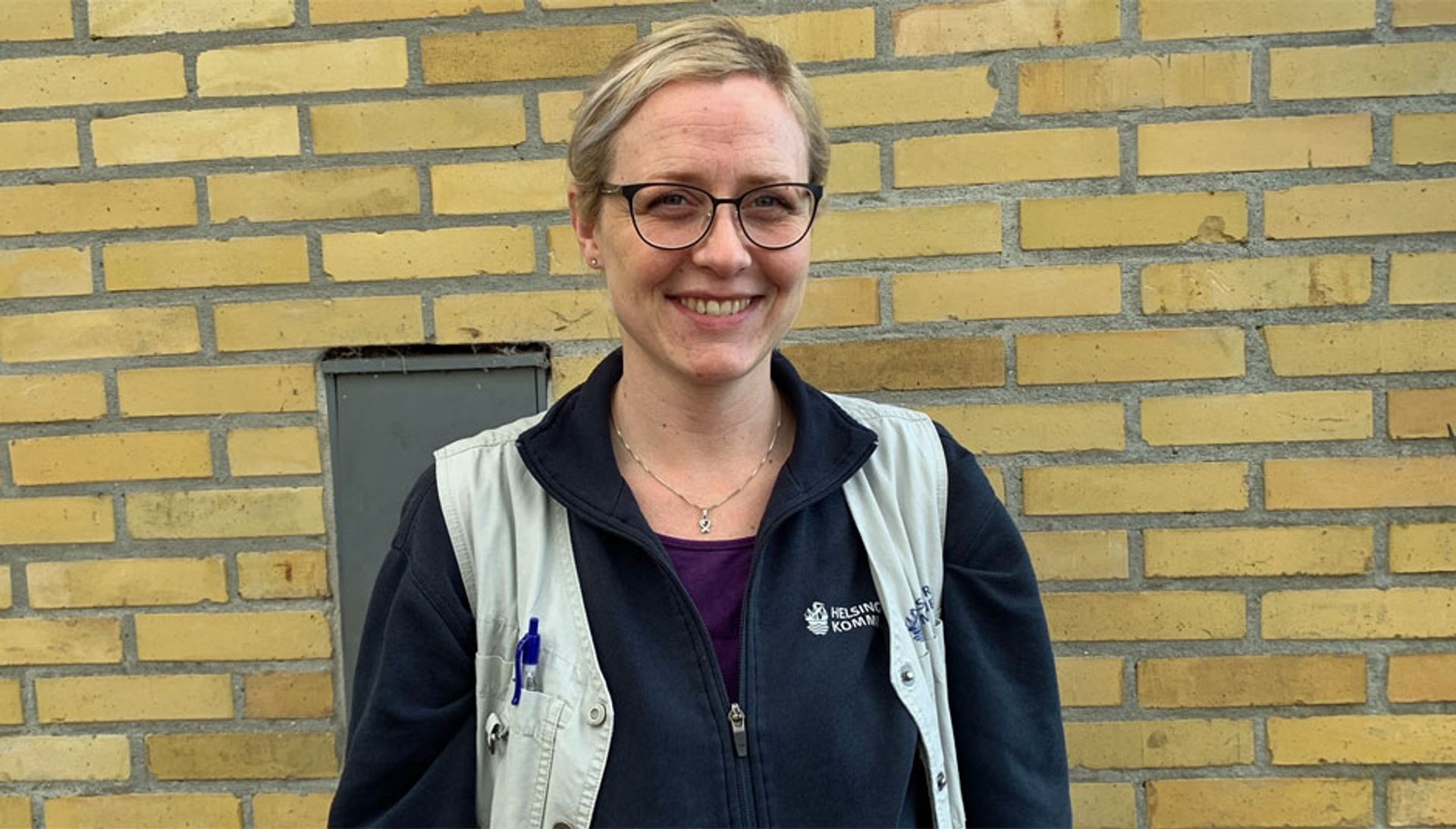 Pernille Munk-Nordal er godt tilfreds med det nye vagtplanlægningssystem i Helsingør Kommune