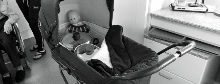 Barnevognen er LEAN, men den er også genkendelighed og ro for beboerne