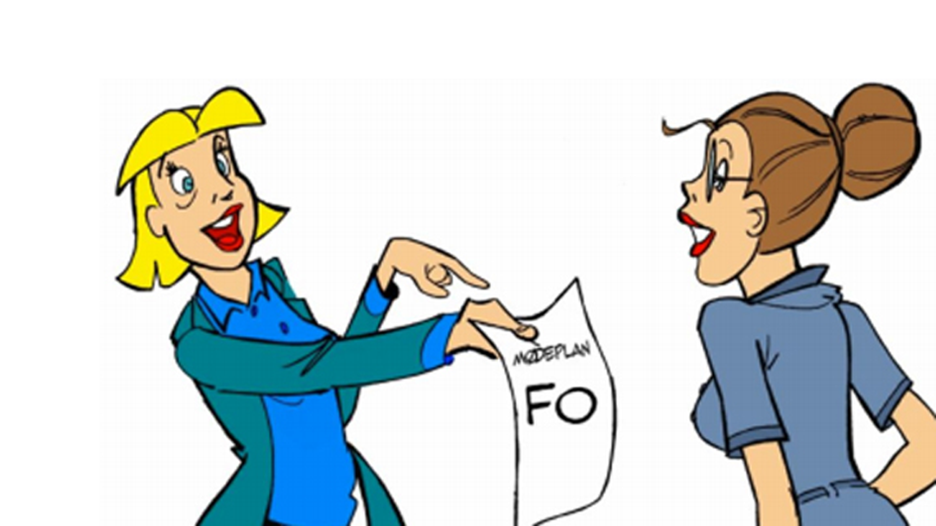 leder viser medarbejder mødeplan