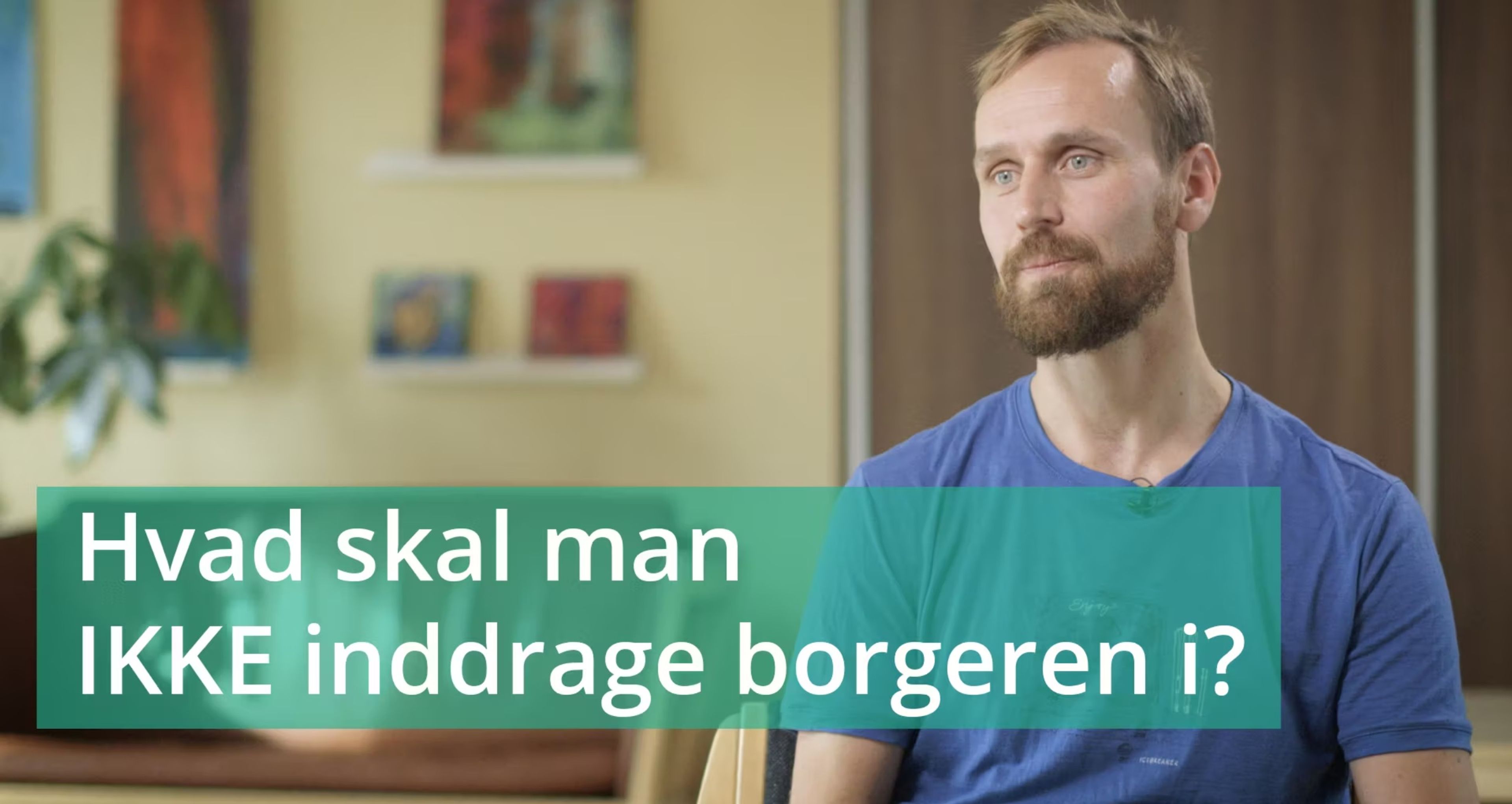 Hvad skal man IKKE inddrage borgeren i?
