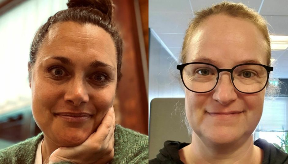 Pernille Wulff og Maria Sass