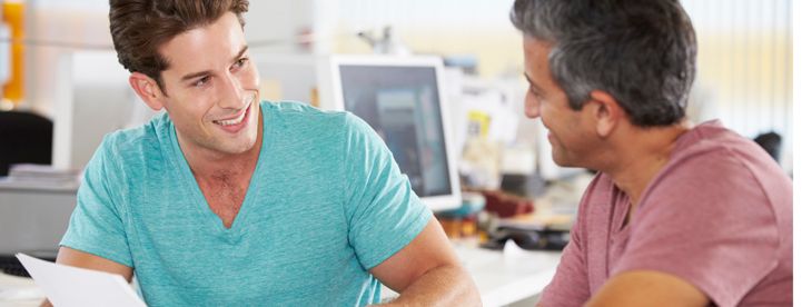 Den motiverende samtale drejer sig om borgeren