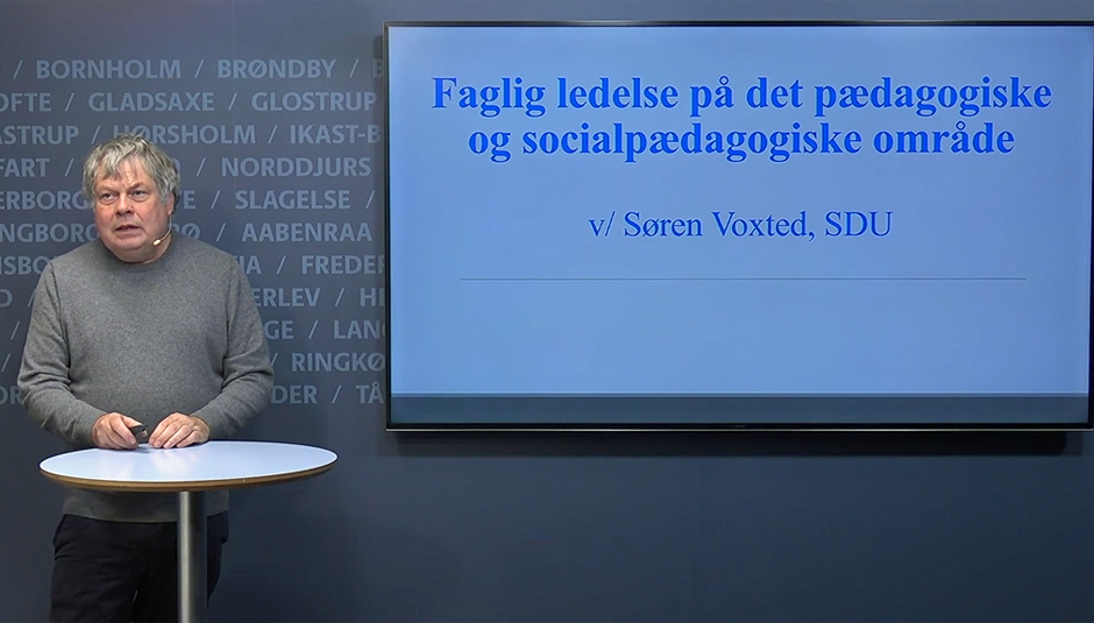 Oplæg om faglig ledelse