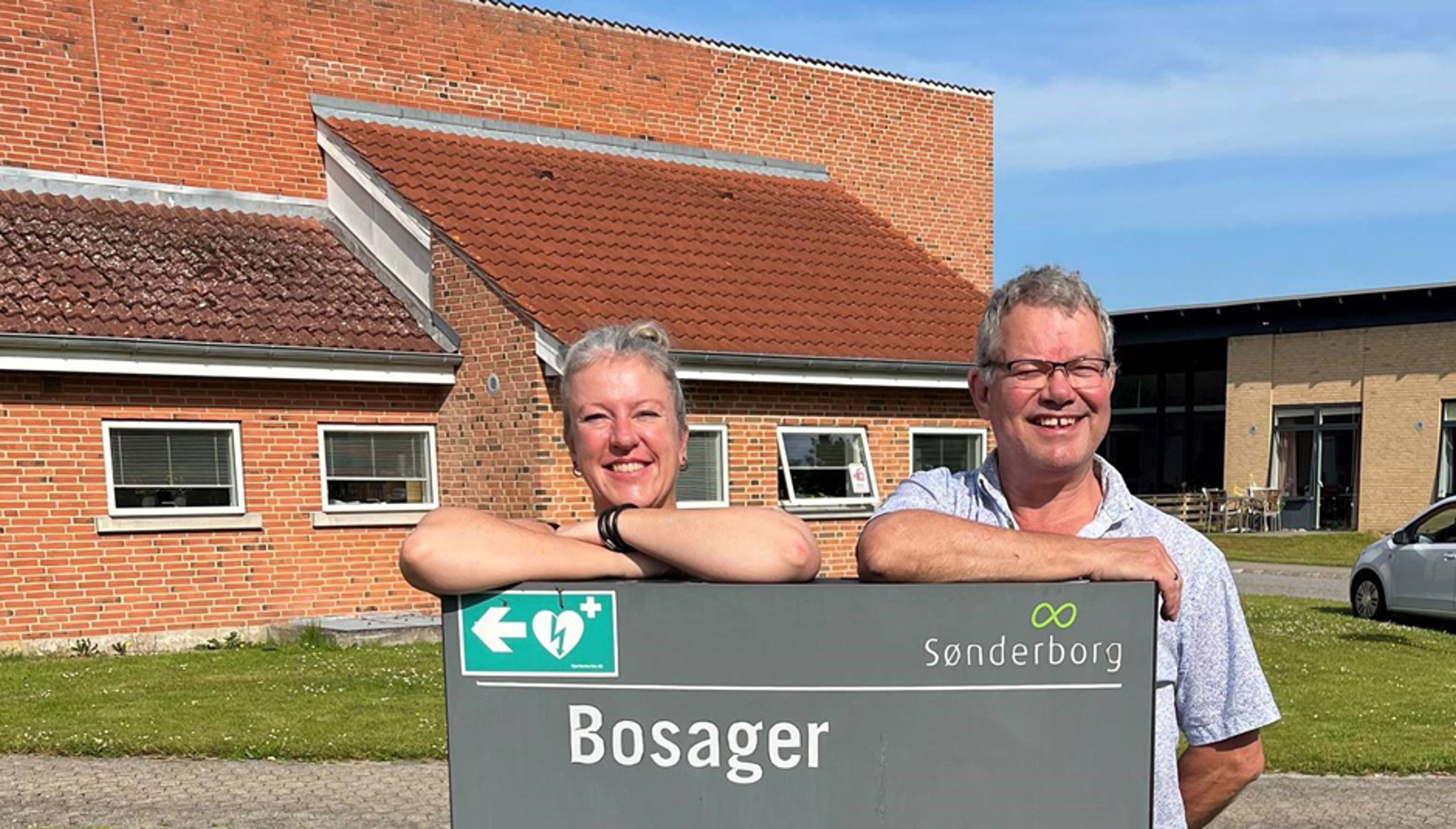 Planlægger Ulla Holm Faaborg og leder Steen Boris Hansen på Bosager