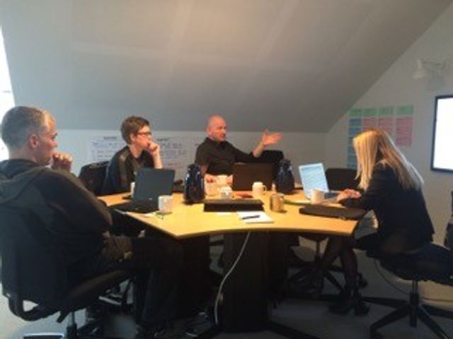 Deltagerne i energiledelsesprojekt. Foto: Silkeborg Kommune