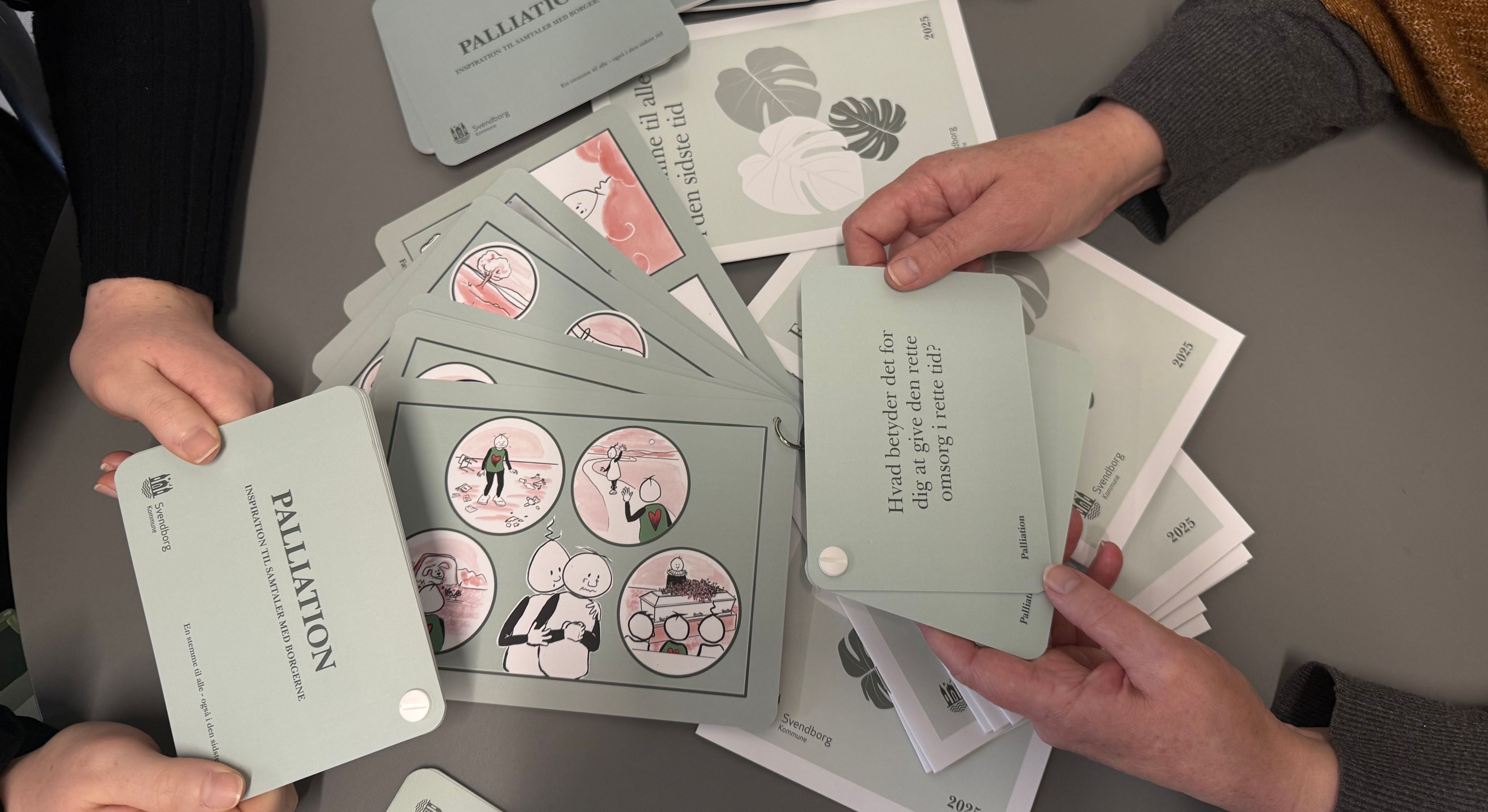 Vil du se Svendborgs samtalekort om den sidste tid?