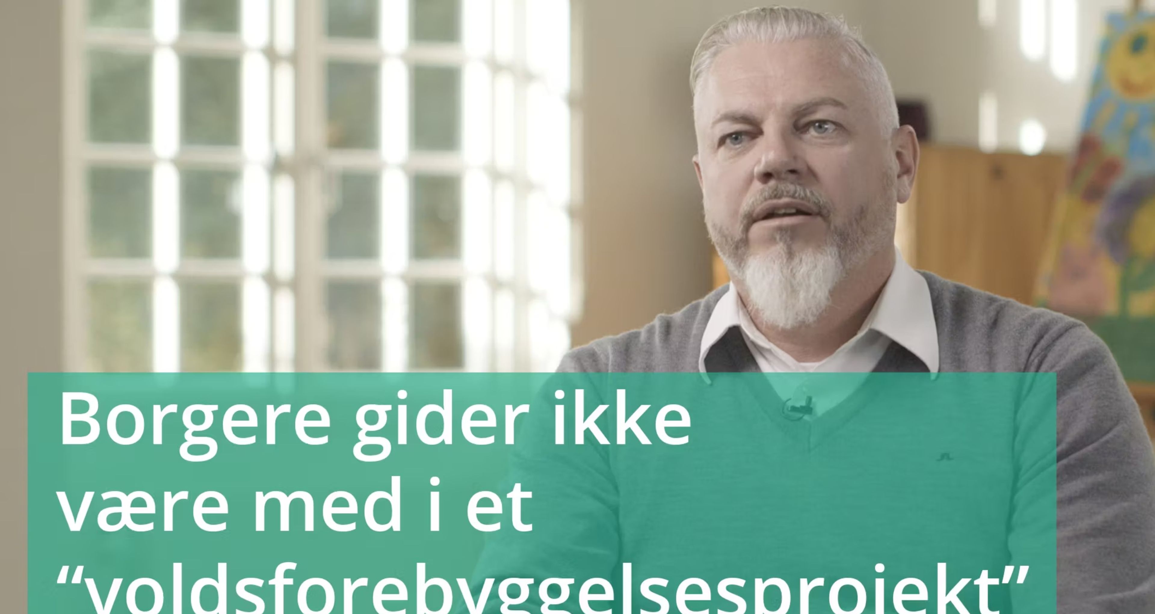  VIDEO 4: Borgere gider ikke være med i et "voldsforebyggelsesprojekt"