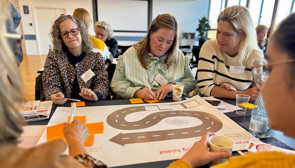 Trioer arbejder med værktøjet Vejen for at finde løsninger på at flere kolleger vil gå op i tid