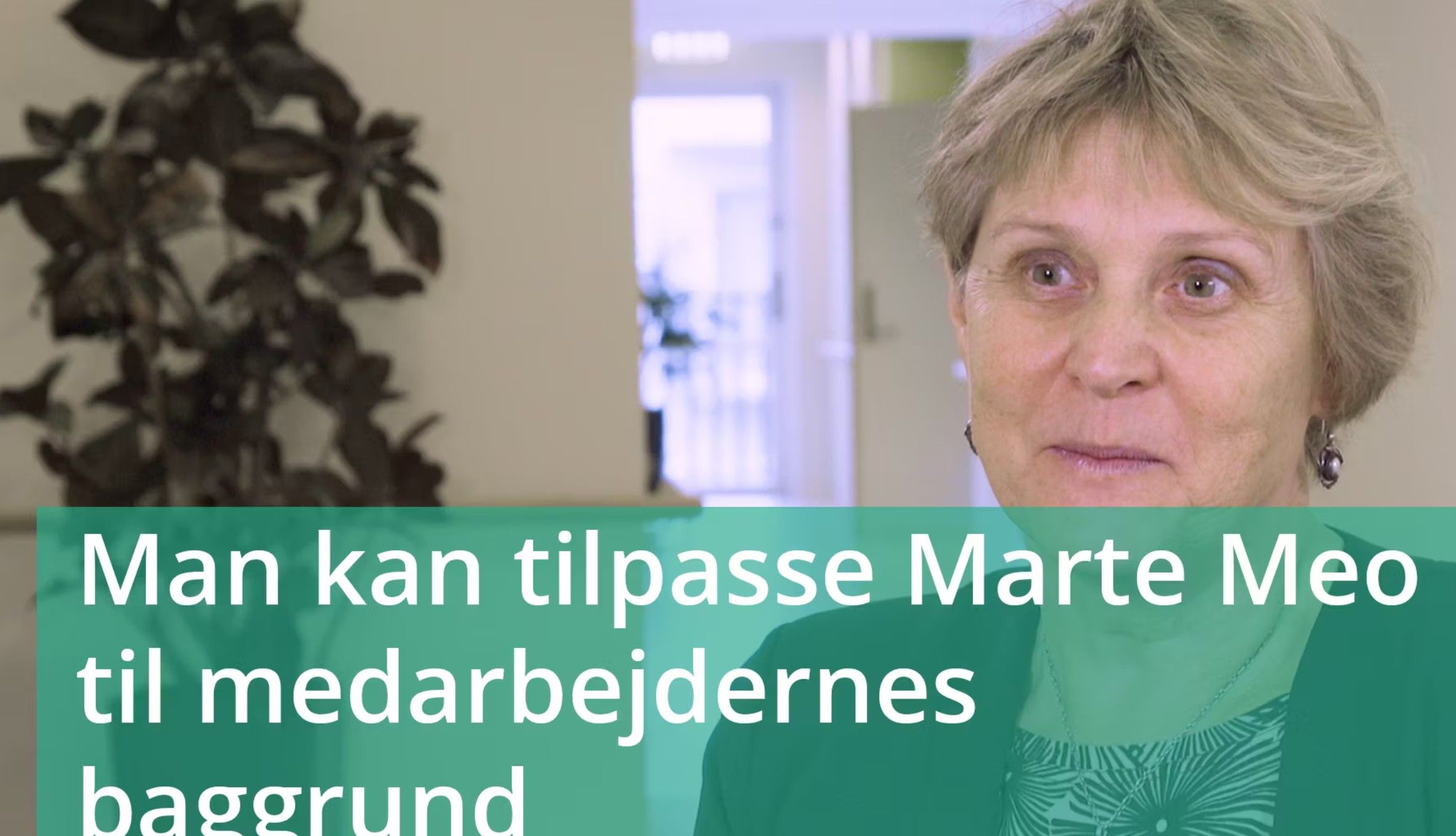 VIDEO 3: Man kan tilpasse Marte Meo til medarbejderne