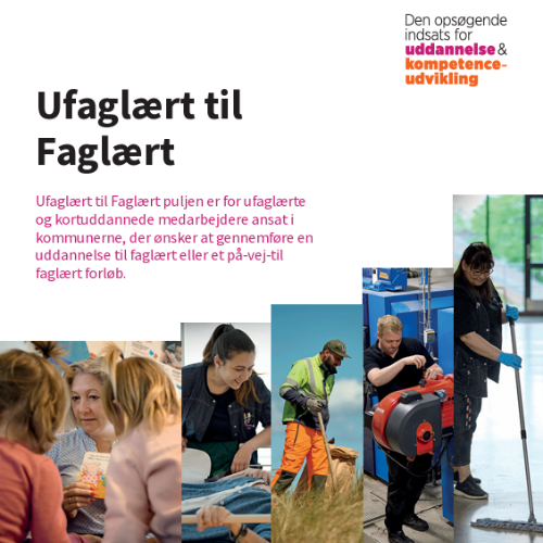 Læs pjecen om Ufaglært til faglært puljen