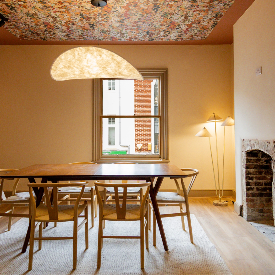 Upstairs workspace at Olive and Wilde Studios