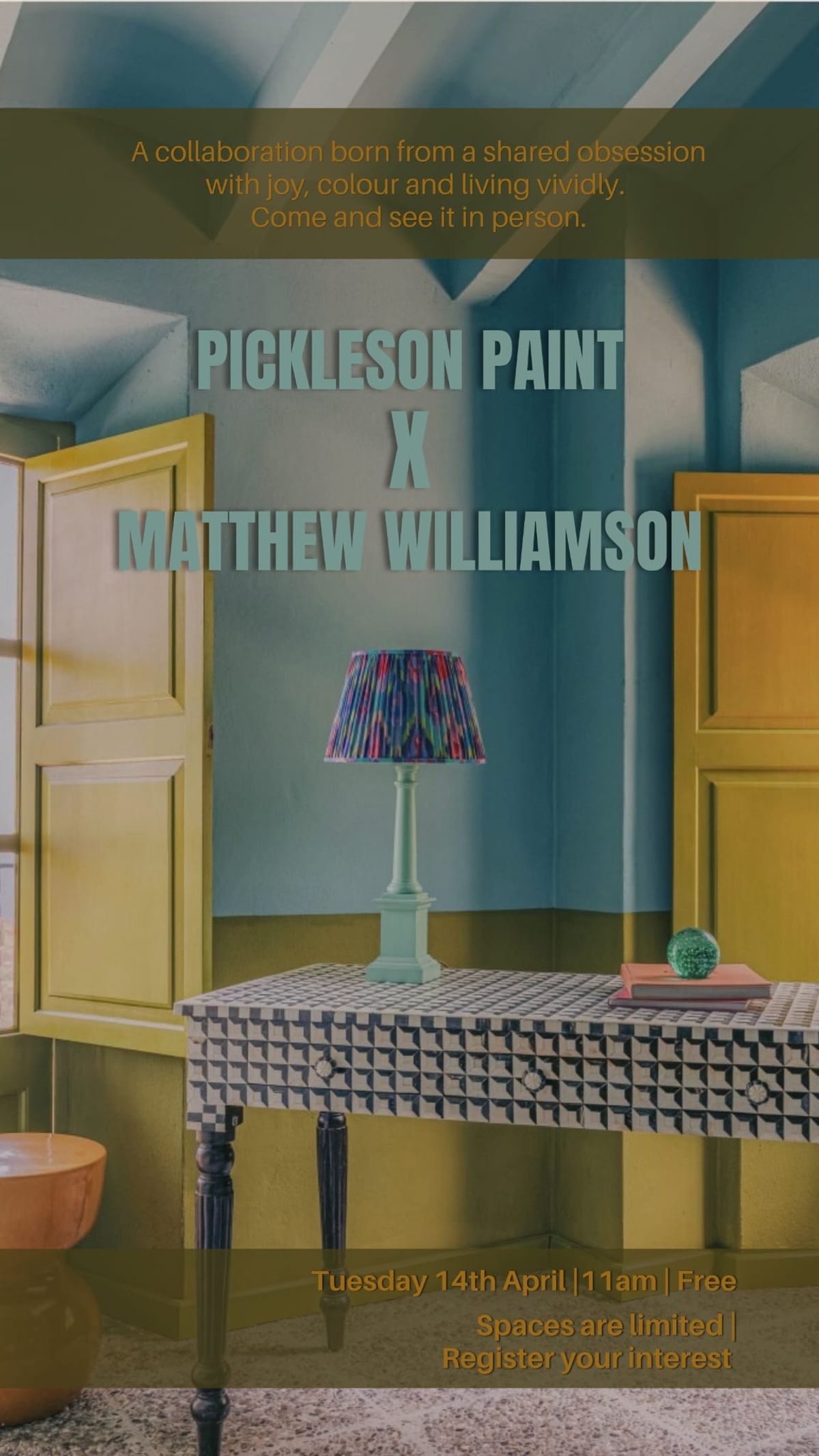 Pickleson Paint X Matthew Williamson