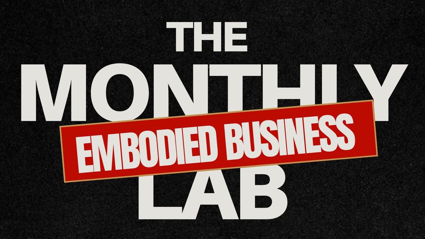 The Embodied Business Collective event — May