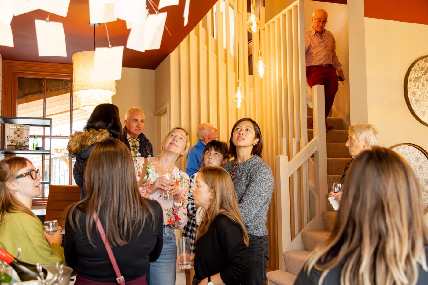 Breakfast networking at Olive and Wilde Studios
