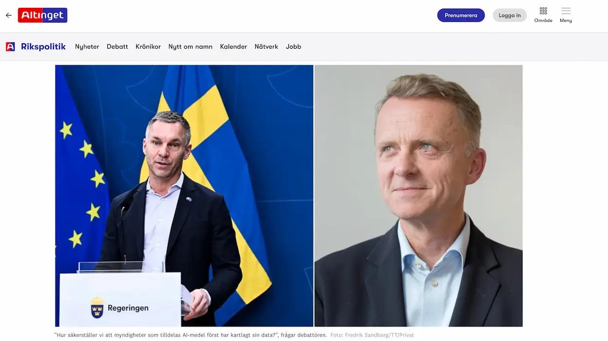 Om AI-strategin ska lyckas måste myndigheterna få ordning på sin data