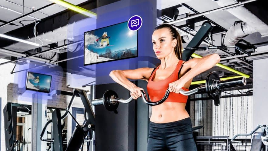 Rockbot TV streaming services for gyms with fitness content