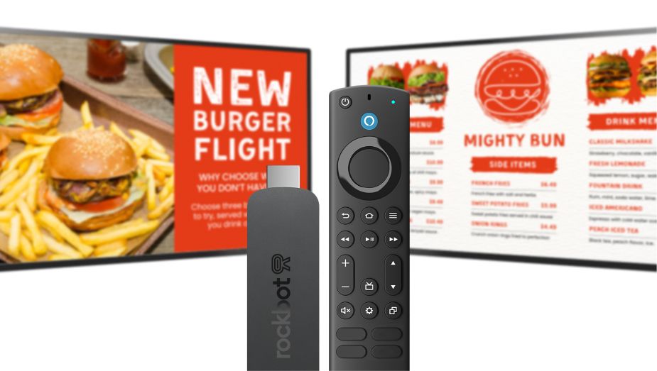 Rockbot Digital Signage with Amazon Signage Stick
