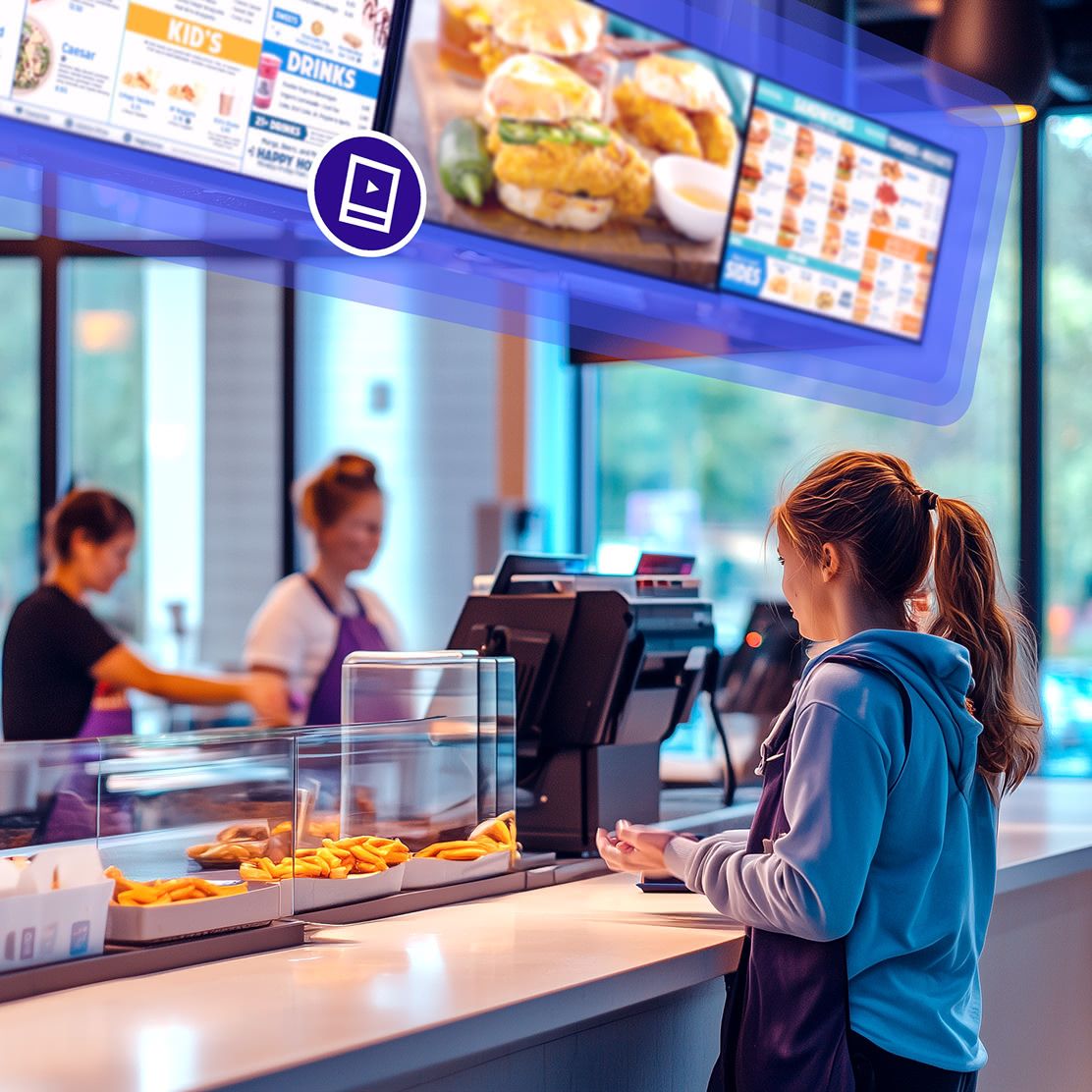 Menu Boards in restaurant