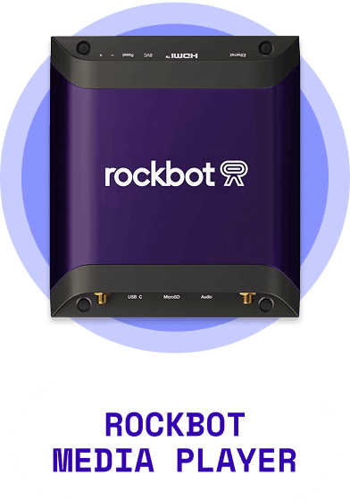 Compact media device that powers reliable digital signage and audio experiences across business locations