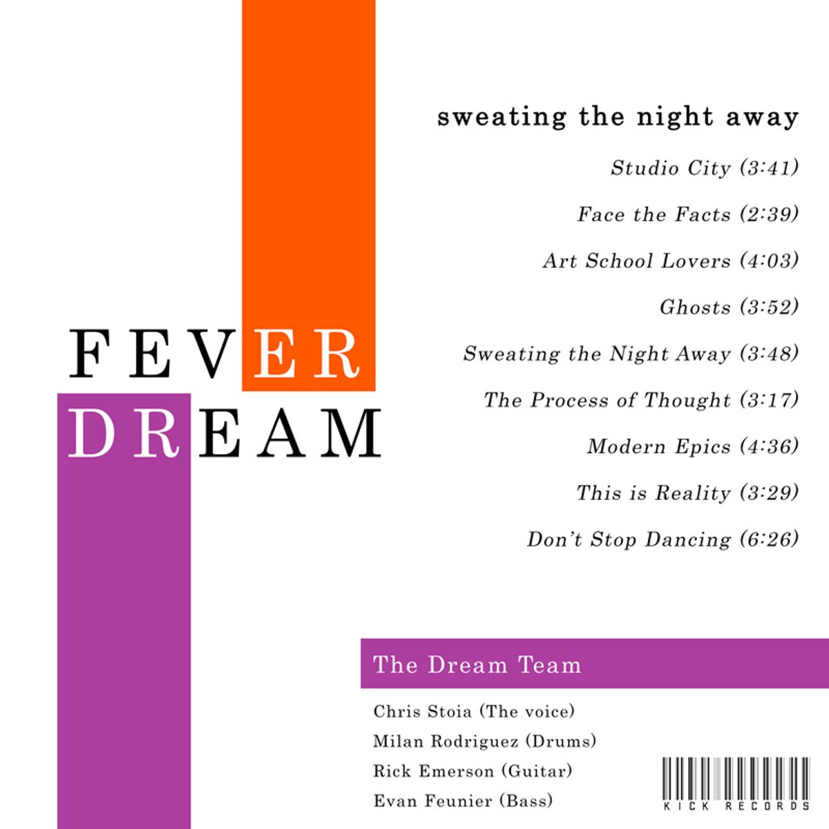 Fever Dream - back cover