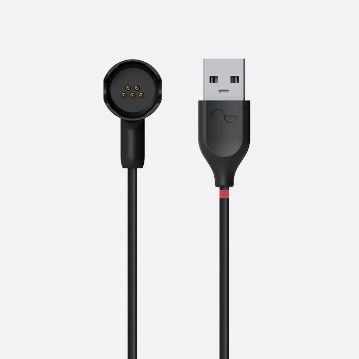 30cm USB-A cable with magnetically-attachable connector for NURALOOP earbuds