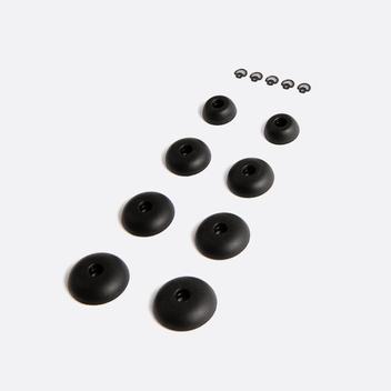 Four pairs of replacement ear tips and mesh for NURALOOP earbuds