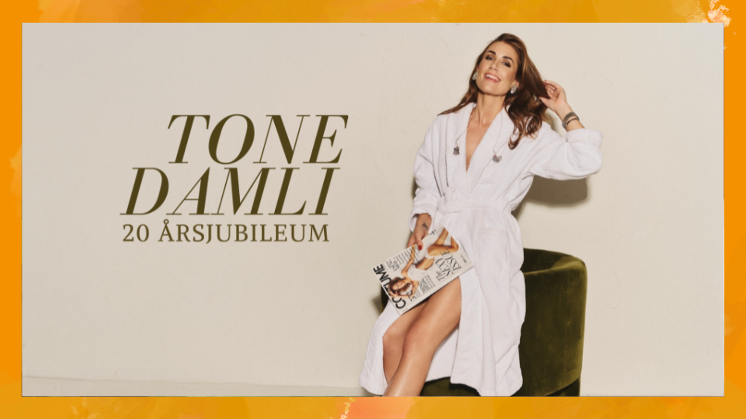 Bilde av Tone Damli i morgonkåpe